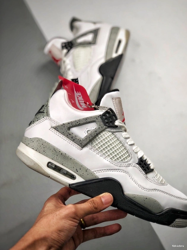 Rep TBK White Jordan OG Cement 4 (nike) 840606-192 Air 0710